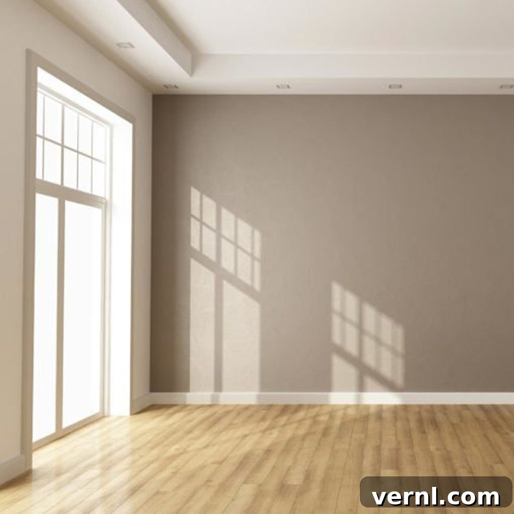 5 Paint Colors That Secretly Make Your Home Look Filthy 5 Neutral walls in a modern home, showcasing a versatile beige color