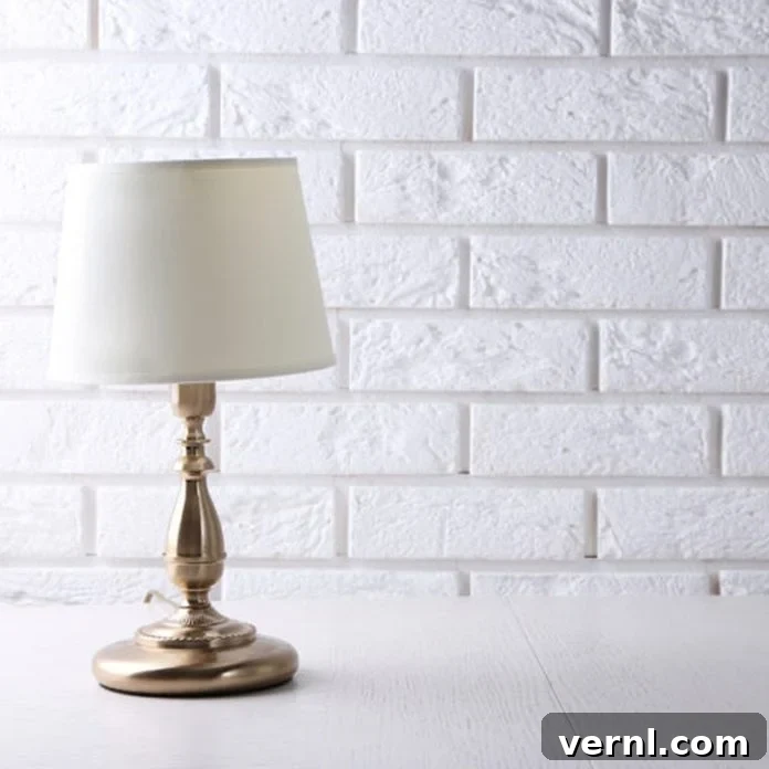 Lampshade Revival: Illuminating Your Home Again 2 Beautifully illuminated lampshade casting a warm glow