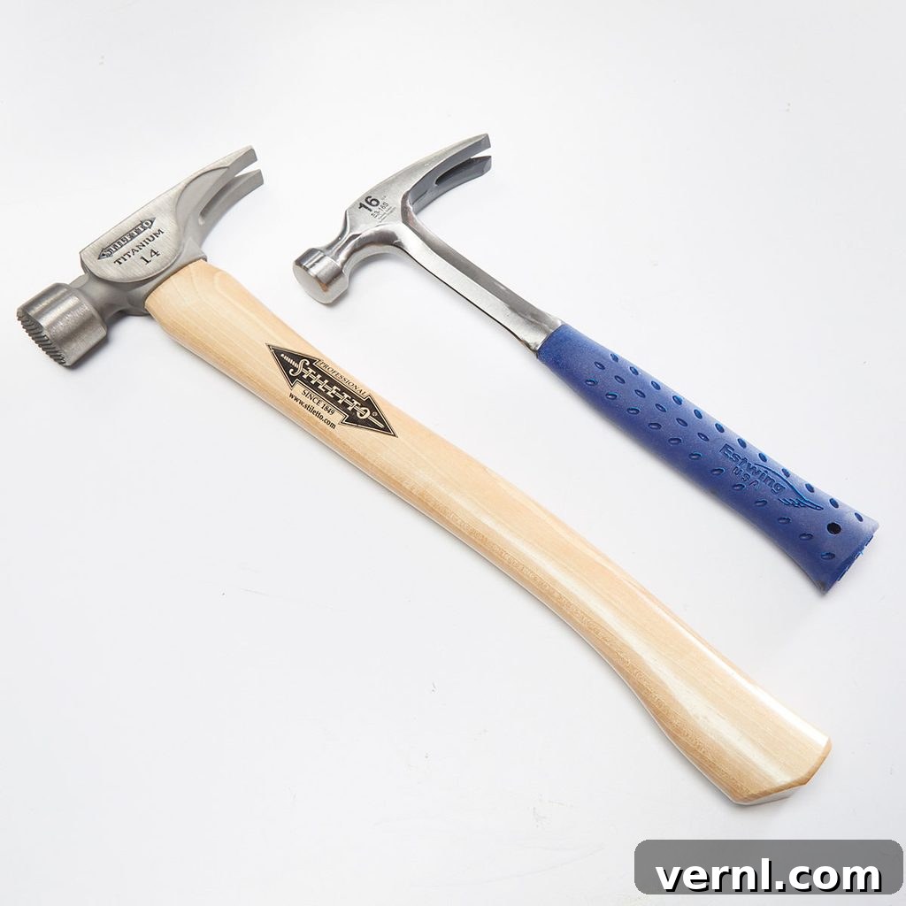 Two hammers with different handles | Construction Pro Tips