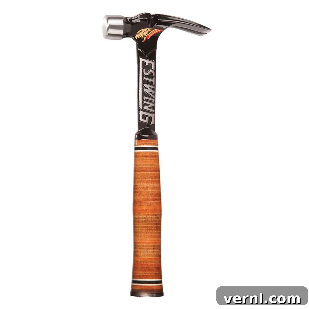 A hammer with a classic wooden grip | Construction Pro Tips
