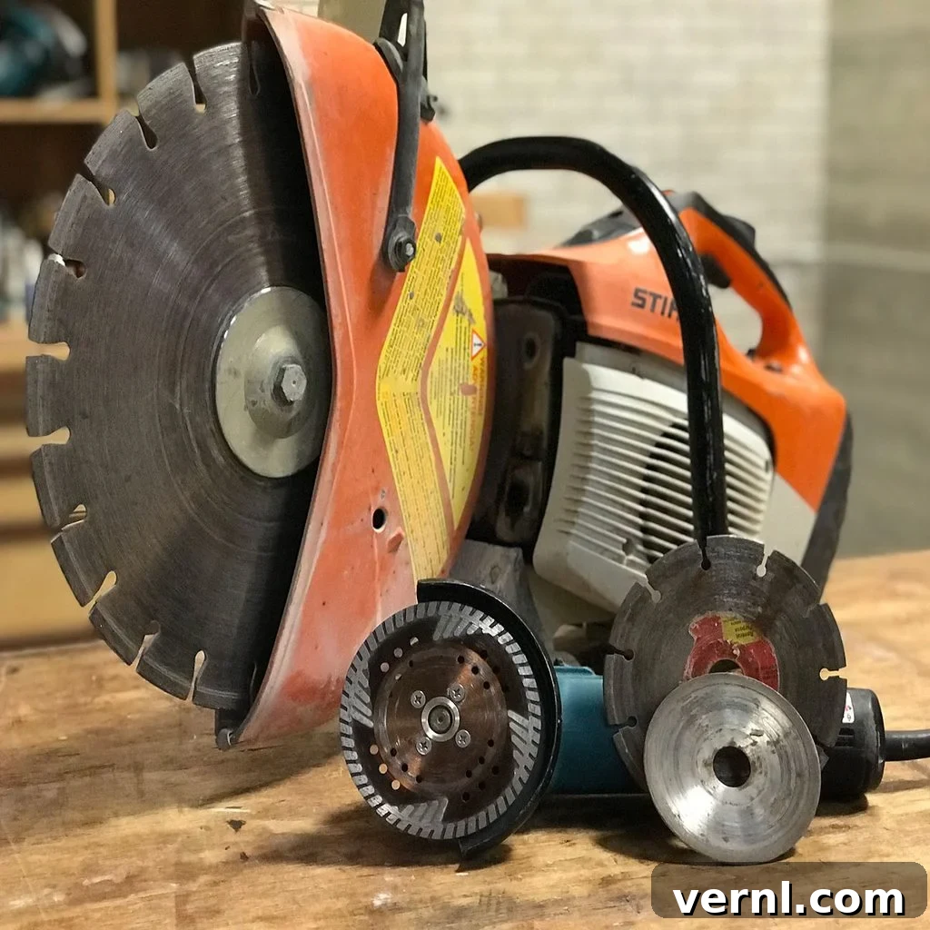 Diamond Blades for Construction Professionals A comprehensive collection of diamond blades and the powerful tools that utilize them for various construction tasks