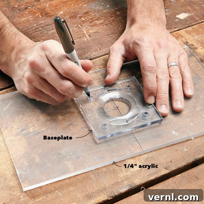 Best Cordless Routers: Freedom and Power at Your Fingertips 15 Remove the factory baseplate