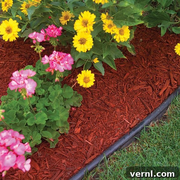 Red Colored Mulch