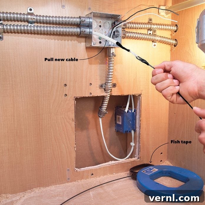 Run Conduit in Closets or Cabinets