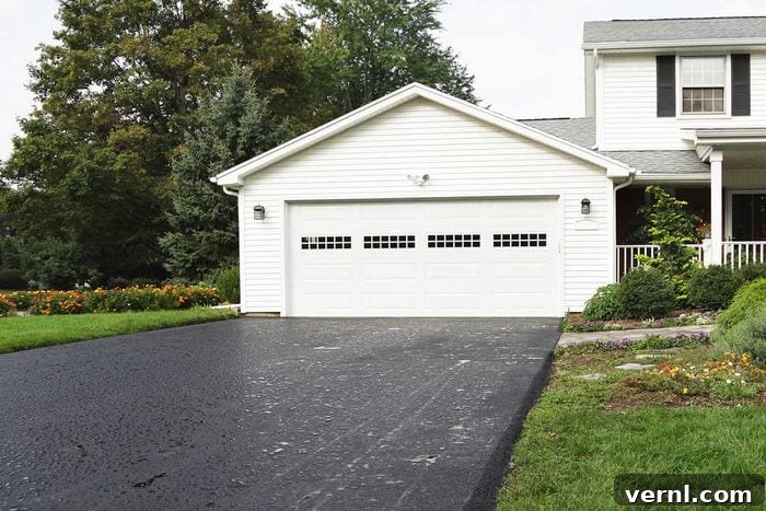 Driveway Decisions: A Homeowner's Guide to Paving Options 2 Asphalt Driveway