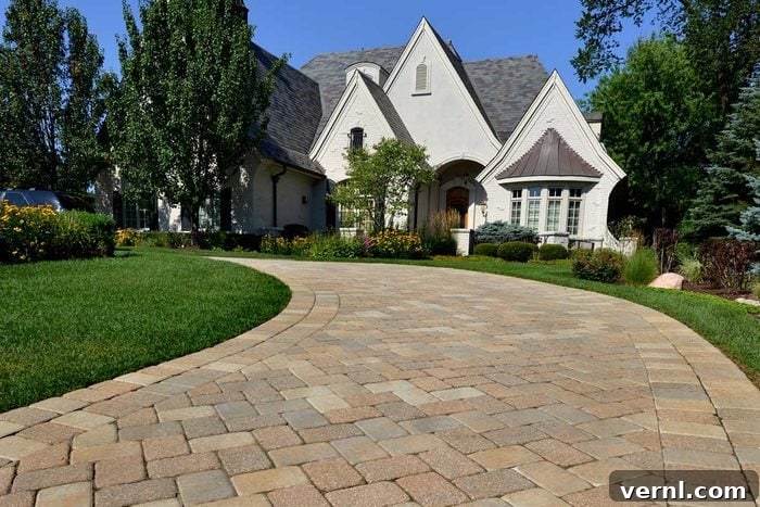 Driveway Decisions: A Homeowner's Guide to Paving Options 4 Paver Driveway