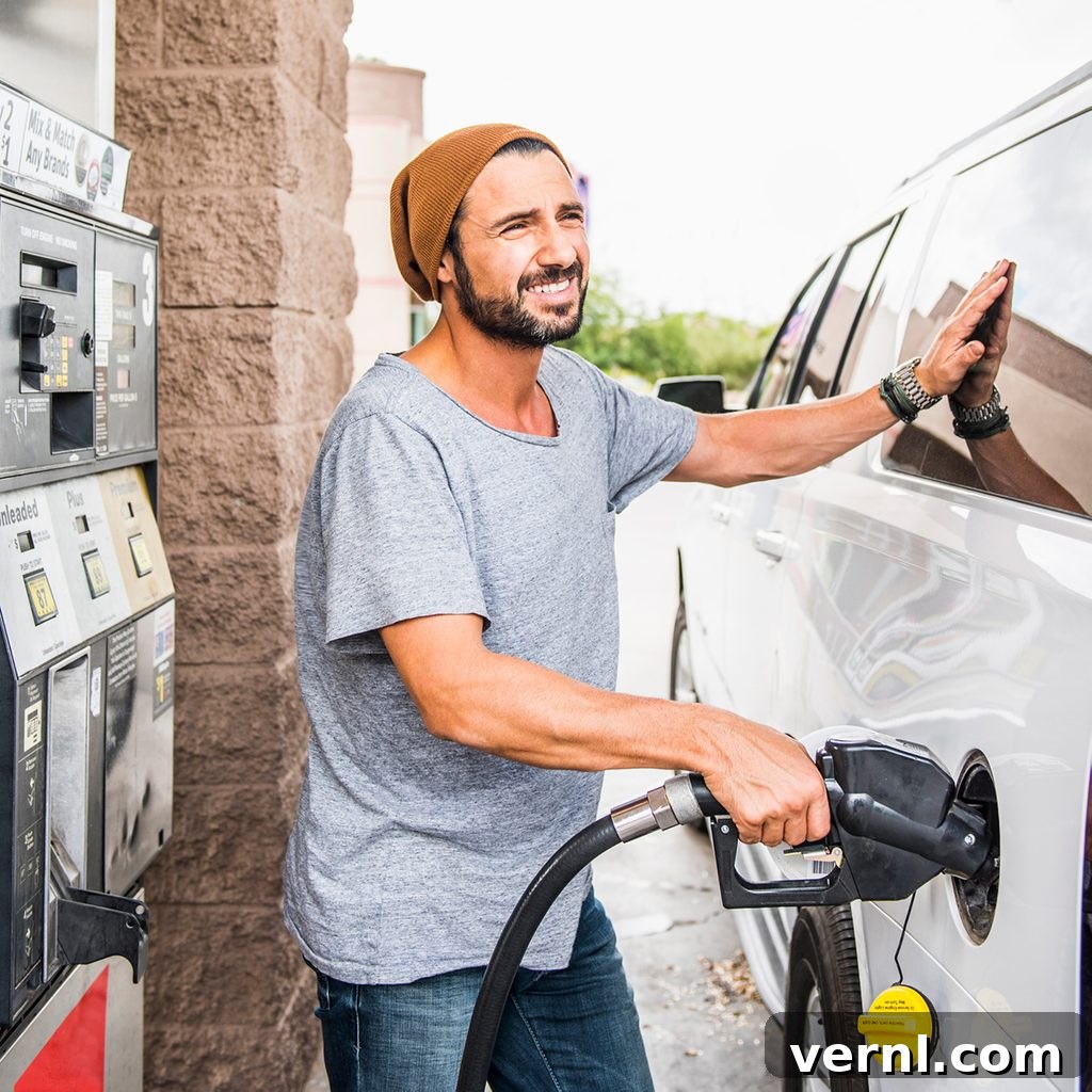 Fueling with Your Engine On A Hazardous Practice 2 gas station fueling
