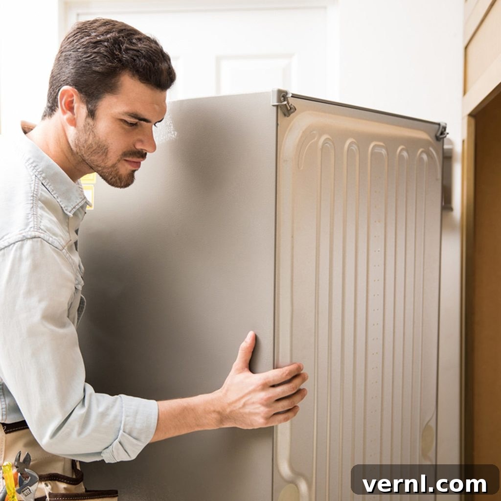 move fridge
