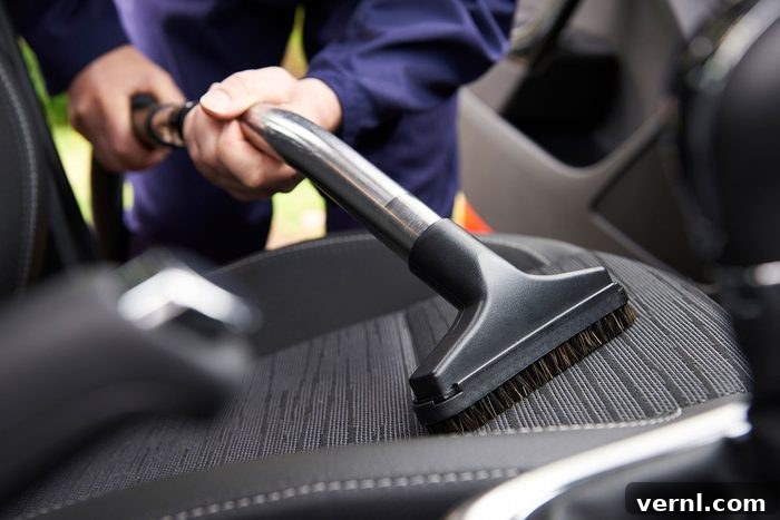 Expert Car Interior Detailing: Achieve Showroom Perfection 2 Vacuuming Car Seat