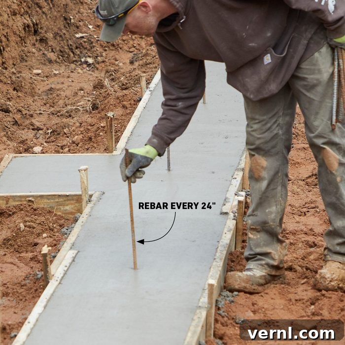 Setting Rebar