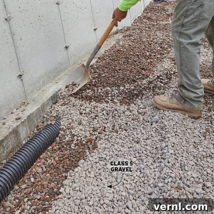 Lay the Drain Tile