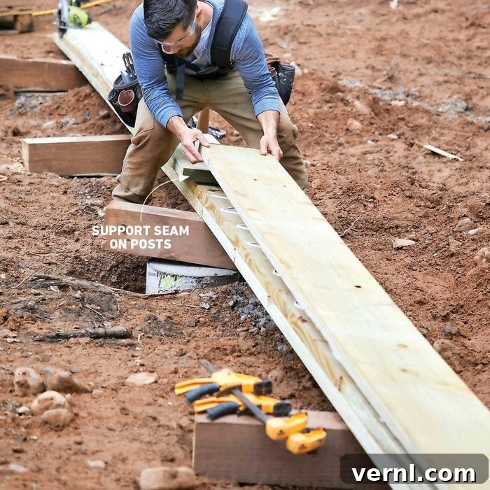 Unlock Your Outdoor Living: A Deck Building Guide 3 Building beams