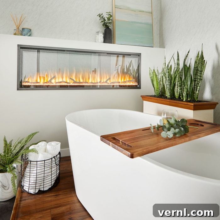 Transform Your Bathroom into a Spa Oasis 3 Elegant bathtub with spa accessories in a home bathroom, featuring natural light and calming decor.