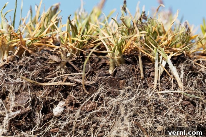Mastering Winter Weed Control 2 Roots of annual meadow grass, Poa annua