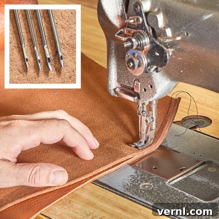 Revive Your Sofa Cushions and Covers 3 demonstration of upholstery stitching and correct needles to use