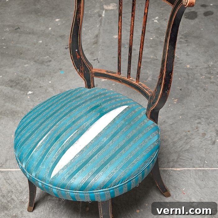 Revive Your Sofa Cushions and Covers 5 chair with ripped fabric