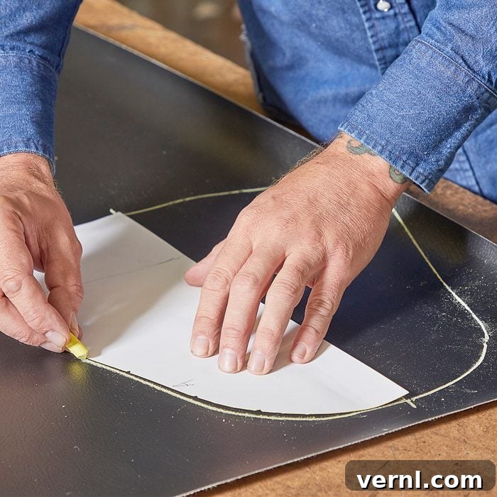 Revive Your Sofa Cushions and Covers 9 Tracing a Pattern for upholstery