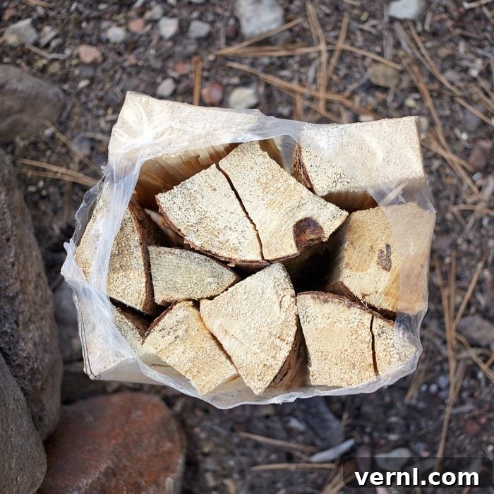 Deciphering Firewood Sizes 2 Small wrapped bundle of dried firewood