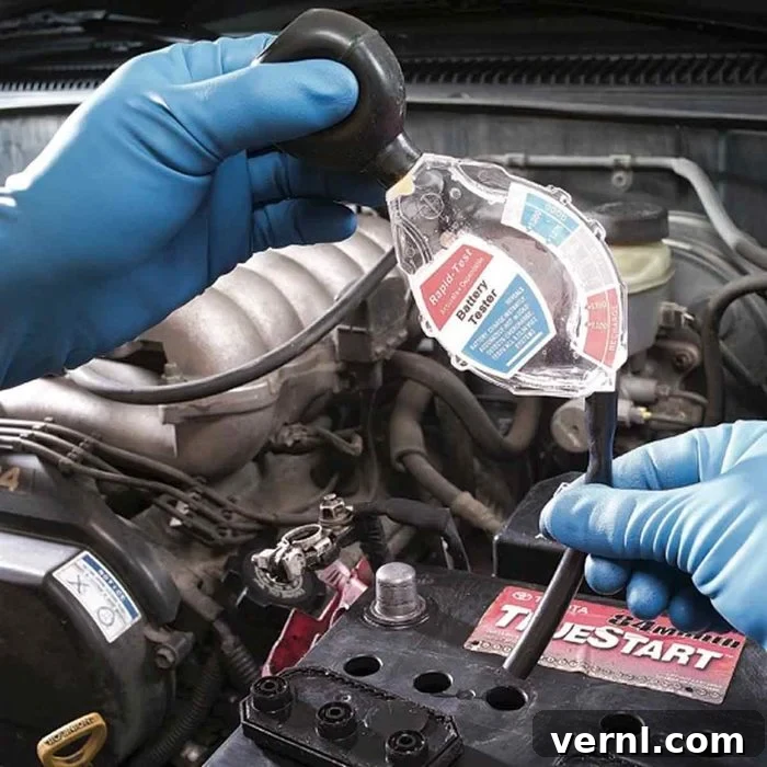 DIY Car Battery Replacement Made Simple 2 hydrometer tests car battery
