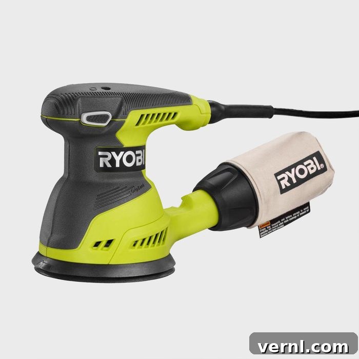 Ryobi RS290G Random Orbit Sander A Family Handyman Pick 2 Ryobi Rs290g Random Orbit Sander Via Homedepot
