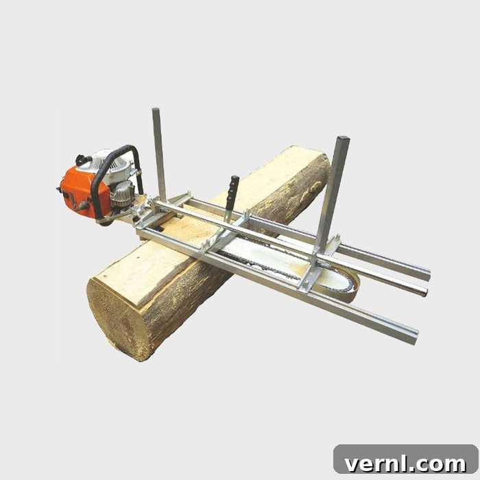 From Log to Lumber: The Portable Sawmill Handbook 2 Imony 36 Inch Portable Chain Saw Mill