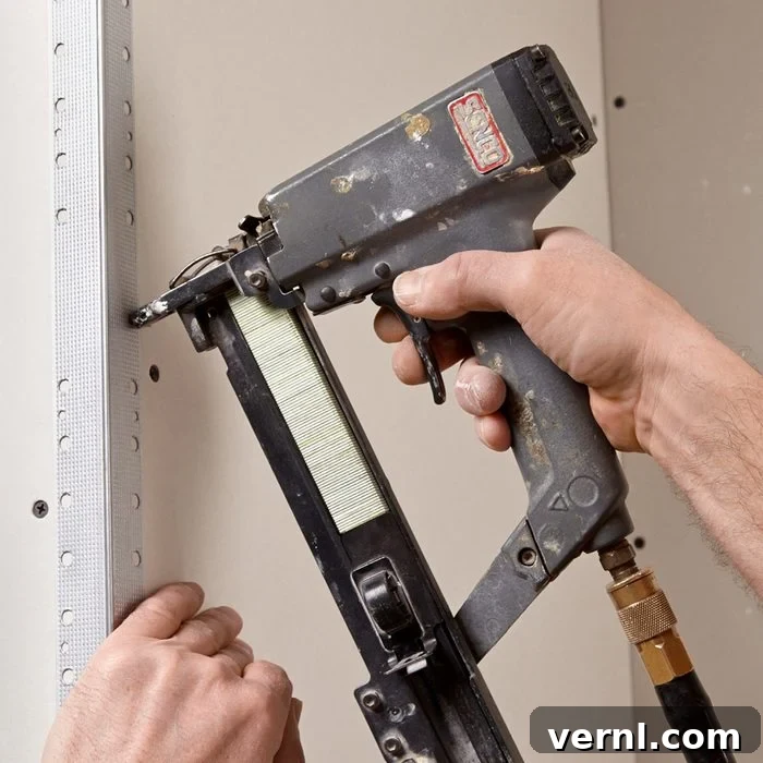The Complete Drywall Guide for Homeowners 9 Fh14may 548 10 004 Staple Your Corner Bead Homeowner's Guide To Drywall