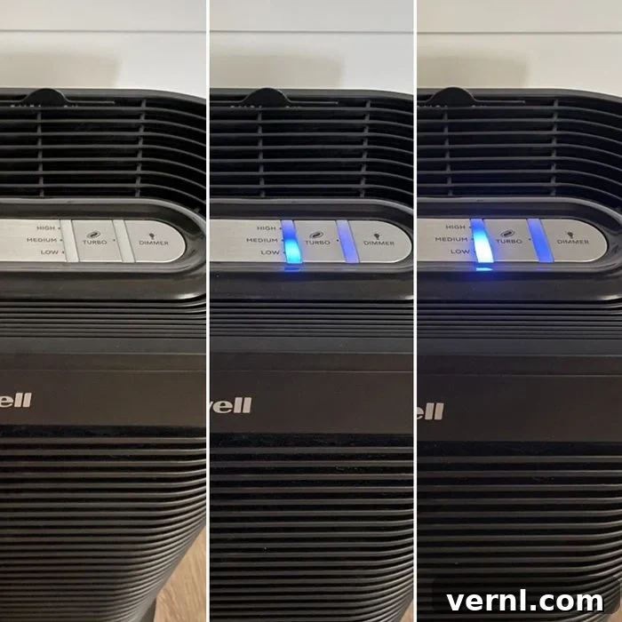 Honeywell True HEPA: The Ultimate Clean Air Experience 4 Brightness Levels For Honeywell True Hepa Air Purifier