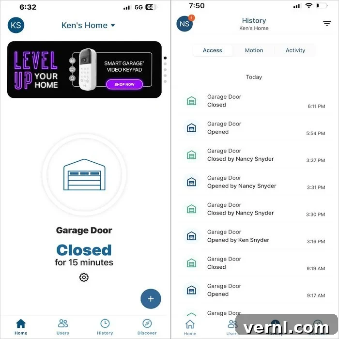  Chamberlain Myq Smart Garage Control