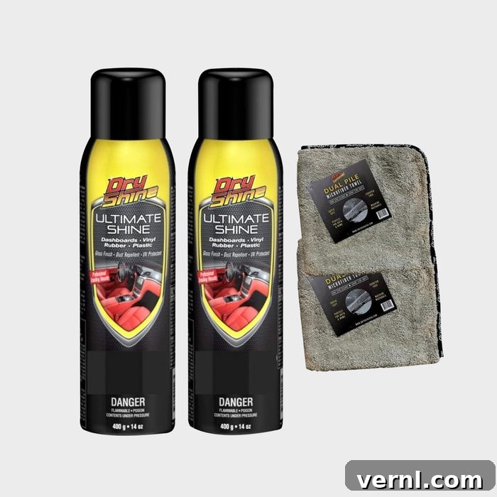 Making a Filthy Truck Shine with Dry Shine Ultimate Shine 3 Dry Shine Ultimate Shine Car Interior Cleaner And Protectant Plus 2 In 1 Microfiber Towels Ecomm Homedepot.com