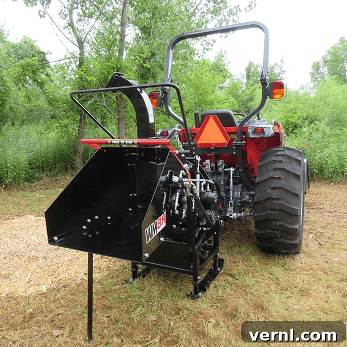 Demystifying PTO Wood Chippers 3 WoodMaxx WM-8H PTO Chipper