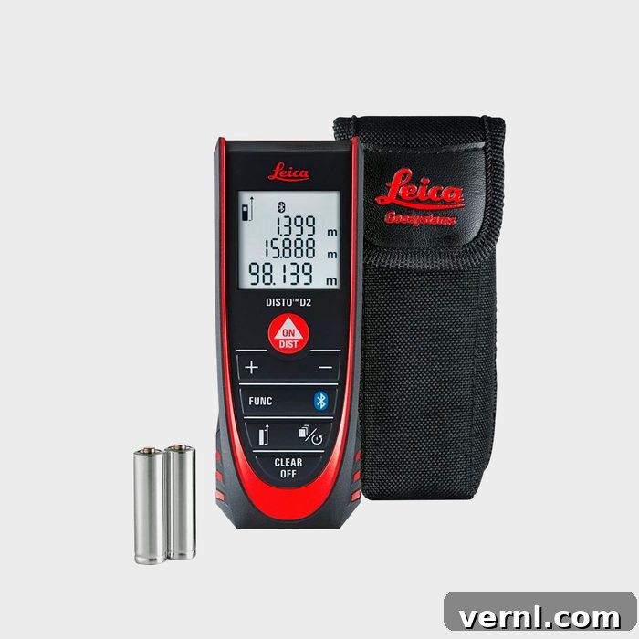 Ditch the Guesswork: Digital Tape Measures for the Savvy Homeowner 4 Leica Disto D2 New Metric Imperial Laser Distance Measure With Bluetooth Ecomm Amazon.com