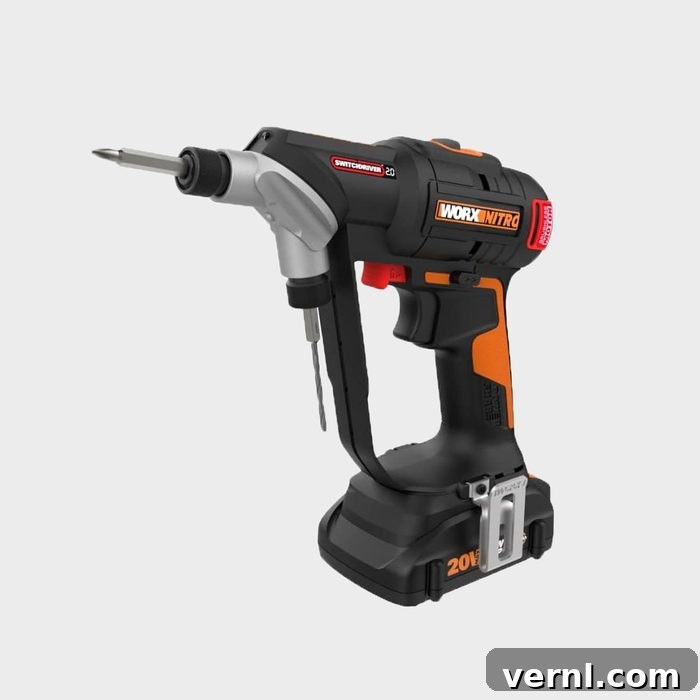 Worx Nitro Wx177l 20v Brushless Switchdriver 2.0 2 In 1 Cordless Drill And Driver Ecomm Amazon.com