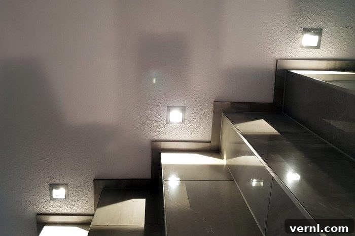 Brighten Your Walkways A Homeowners Guide 6 Lighting for the stairs