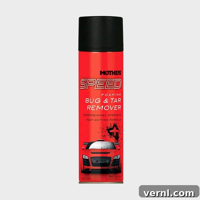 Banish Bugs and Tar Reveal Your Car's Perfect Finish 3 Mothers Speed Foaming Bug And Tar Remover Aerosol Ecomm Amazon.com