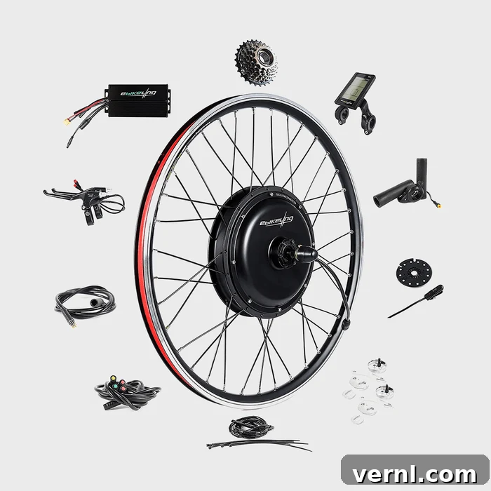 Electrify Your Ride: Choosing the Ultimate E-Bike Conversion Kit 3 Ebikeling Waterproof Ebike Conversion Kit Ecomm Via Amazon