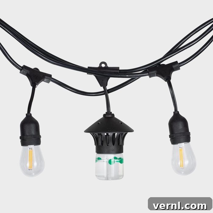 Tiki Brand 36 Ft Mosquito Repellent Bitefighter Outdoor Led String Lights Ecomm Amazon.com