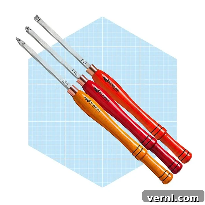 Unlock Your Potential: Essential Woodturning Tools 4 Easy Wood Tools 3 Piece Combination Set