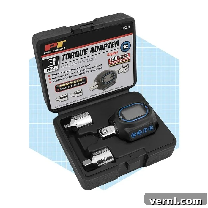 Digital Torque: Precision for Every DIY Project 3 Performance Tool Digital Torque Adapter