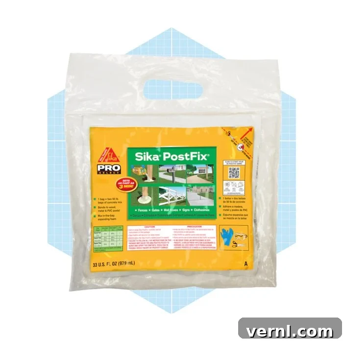 Is Expanding Foam Right for Your Fence Posts? 2 Sika PostFix