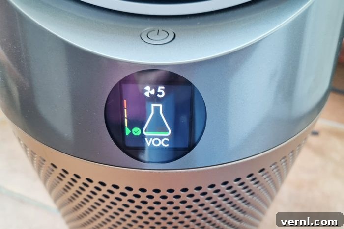 Dyson Air Purifier: Hype or Health Hero? 4 Dyson Purifying Fan demonstrating its cooling function