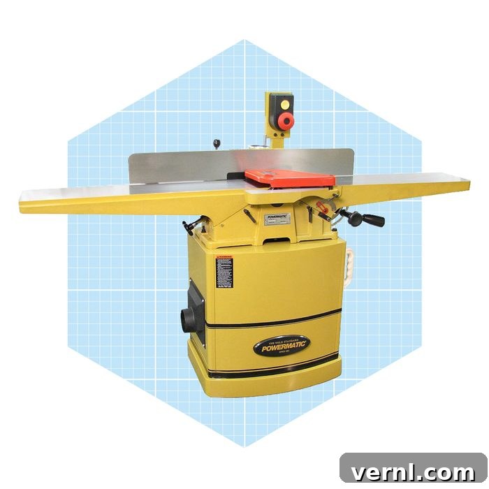 Wood Jointers Demystified 3 Powermatic® 8'' Jointer With Helical Cutterhead Ecomm Rockler.com