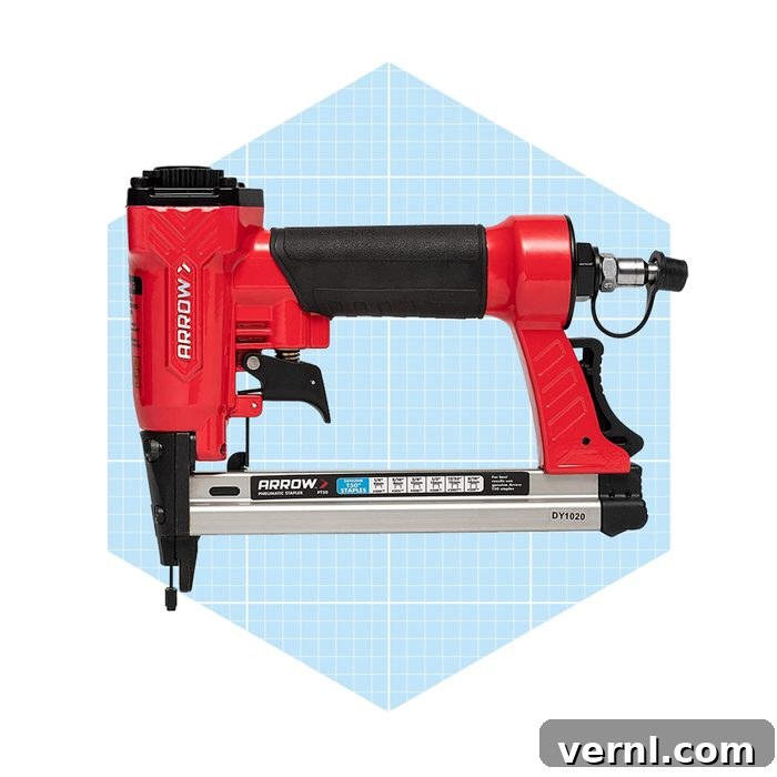Pneumatic Stapler - High-powered, industrial-grade tool for heavy construction.
