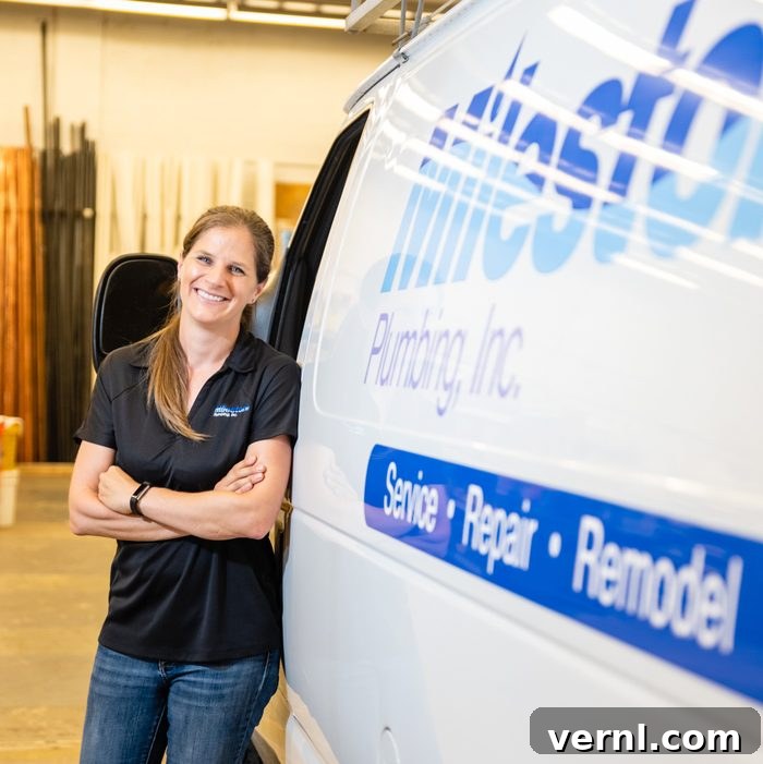 portrait of courtesy Jessie Cannizzaro and her work van