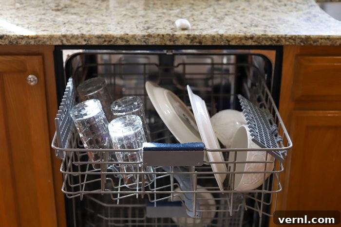 White Film on Dishes: What It Means For Your Health 2 dishwasher full of dishes