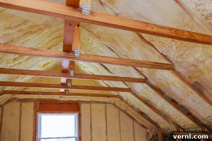 Attic Insulation: Investing in Your Home's Future 2 Foam plastic Insulation on a new roof