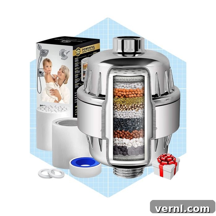 AquaHome shower filter on Amazon