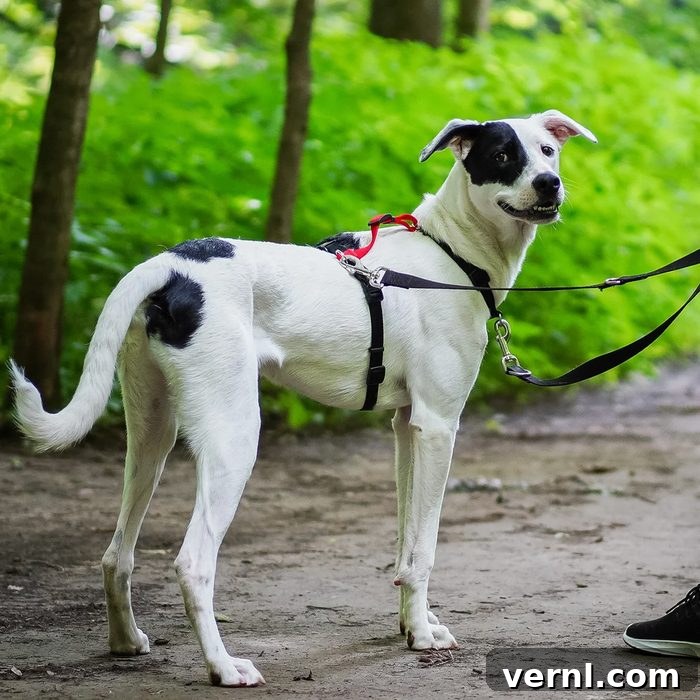 Blue-9 Balance Harness Review: Tested for Comfort and No-Pull Control 2 Dog in the woods with a No Pull Harness