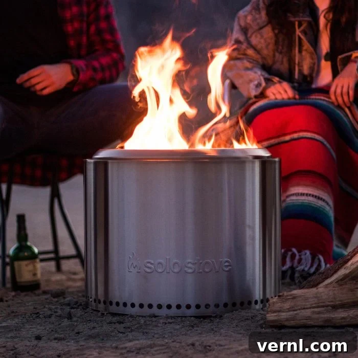 Solo Stove Bonfire 2.0: The Fire Pit That Really Is Smokeless 3 Solo Stove Bonfire 2.0 in action