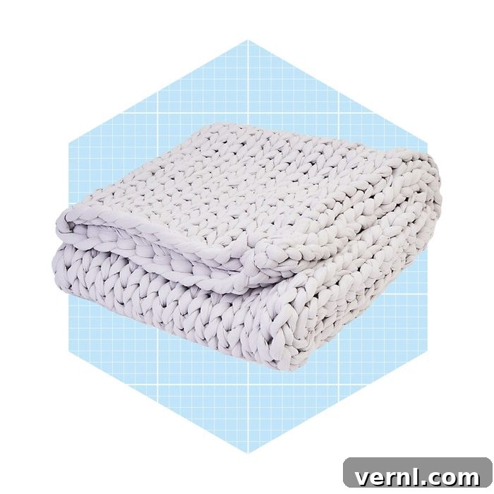 Bearaby Weighted Blanket My Honest Verdict 2 Bearaby Weighted Blanket Ecomm 4 - Luxurious chunky knit organic cotton weighted blanket