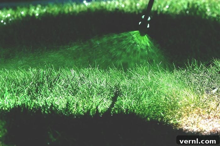 Lawn Paint: The Definitive Guide to a Greener Yard 3 Grass Painting Company sprays green paint on dead grass from drought and extreme heat